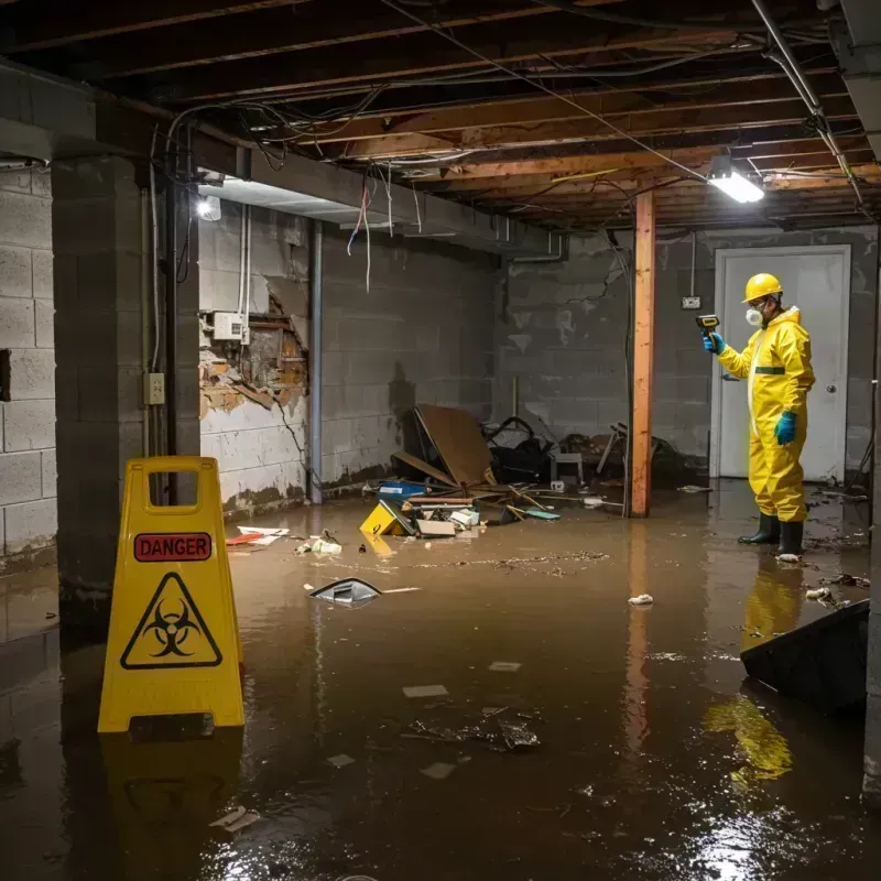 Flooded Basement Electrical Hazard in San Juan County, CO Property